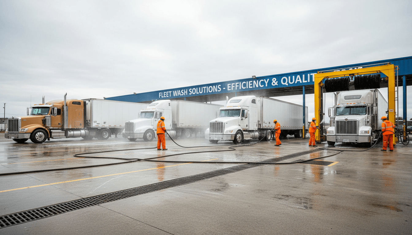 ASARE TRUCK FLEET CLEANING team and maintained commercial vehicles